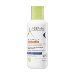 A-Derma Exomega Control obnavljajoča emolientna nočna krema, 400 ml