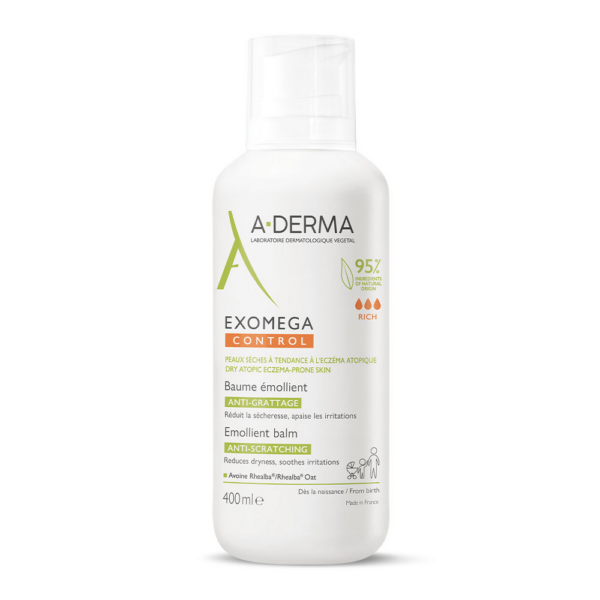 A-Derma Exomega Control emolientni balzam, 400 ml