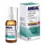 Angal 2 mg/0,5 mg v 1 ml oralno pršilo, raztopina z okusom mentola, 30 ml Angal 2 mg/0,5 mg v 1 ml oralno pršilo, raztopina z okusom mentola, 30 ml