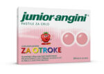 Junior-angini pastile za otroke z okusom jagode, 24 pastil Junior-angini pastile za otroke z okusom jagode, 24 pastil