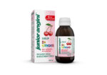 Junior-angini sirup za otroke z okusom češnje, 100 ml Junior-angini sirup za otroke z okusom češnje, 100 ml
