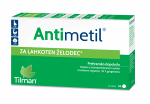 Antimetil ingver tablete, 36 tablet