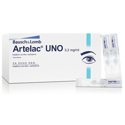 Artelac UNO 3,2 mg/ml kapljice za oko, raztopina, 30 x 0,6 ml Artelac UNO 3,2 mg/ml kapljice za oko, raztopina, 30 x 0,6 ml