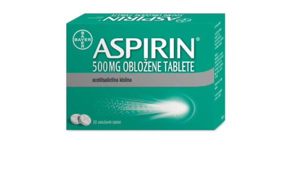 Aspirin 500 mg obložene tablete, 20 obloženih tablet Aspirin 500 mg obložene tablete, 20 obloženih tablet