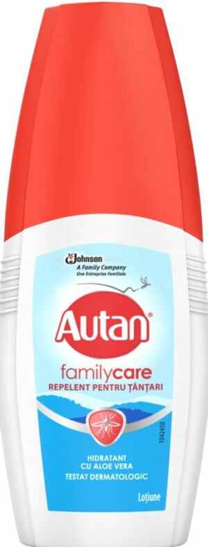Autan Family Care losjon v pršilu za zaščito pred piki insektov, 100 ml