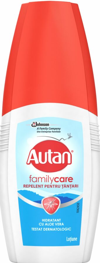 Autan Family Care losjon v pršilu za zaščito pred piki insektov, 100 ml Autan Family Care losjon v pršilu za zaščito pred piki insektov, 100 ml