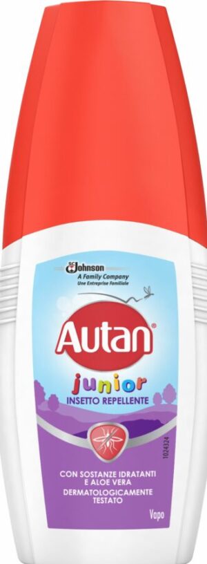 Autan Junior losjon v pršilu za zaščito pred piki insektov, 100 ml