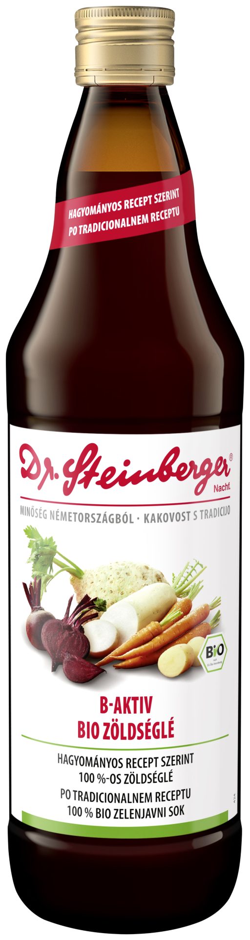 Dr. Steinberger B-aktiv zelenjavni sok BIO, 750 ml Dr. Steinberger B-aktiv zelenjavni sok BIO, 750 ml