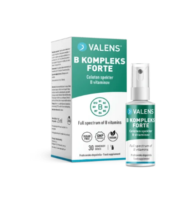Valens B kompleks Forte ustno pršilo, 25 ml Valens B kompleks Forte ustno pršilo, 25 ml