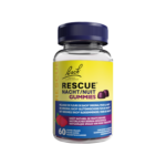 Bach Rescue Gummie Night žvečljivi bonboni z okusom maline, 60 bonbonov