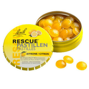 Bach Rescue pastile z okusom limone, 50 g