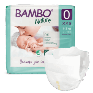 Bambo Nature 0 (XXS) Premature otroške pleničke za nedonošenčke (1-3 kg), 24 pleničk