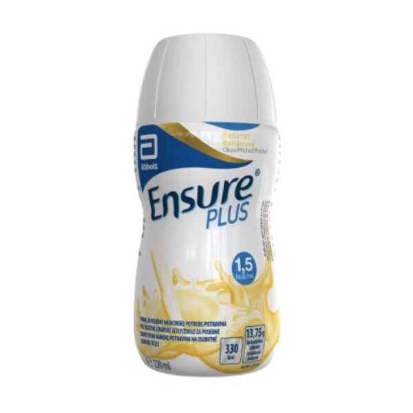 Ensure Plus okus banana, 4 plastenke po 220 ml Ensure Plus okus banana, 4 plastenke po 220 ml