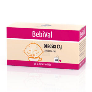 BebiVal Zeliščni čaj za otroke, 20 čajnih vrečk po 2 g