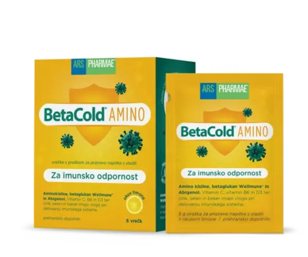 Ars Pharmae BetaCold Amino vrečke, 6 x 5 g Ars Pharmae BetaCold Amino vrečke, 6 x 5 g