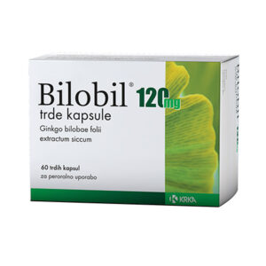 Bilobil 120 mg trde kapsule, 60 kapsul