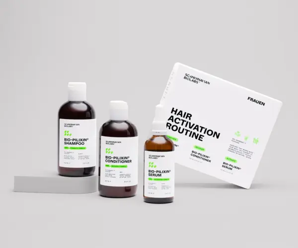 Bio-Pilixin 3-stopenjska rutina za ženske: šampon (250 ml) + balzam (250 ml) + serum (100 ml) Bio-Pilixin 3-stopenjska rutina za ženske: šampon (250 ml) + balzam (250 ml) + serum (100 ml)