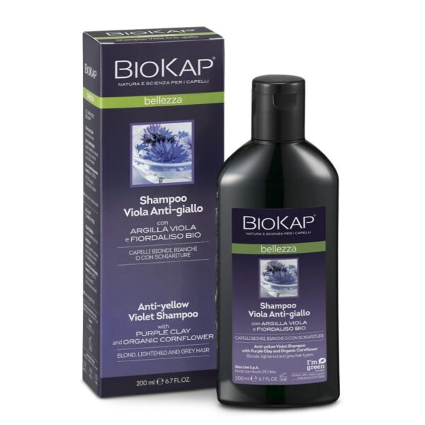 BioKap Viola Anti-giallo šampon za lase proti rumenim odtenkom, 200 ml BioKap Viola Anti-giallo šampon za lase proti rumenim odtenkom, 200 ml