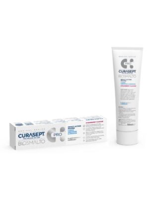 Curasept Biosmalto Impact Action CAE zobna pena z okusom jagode, 50 ml