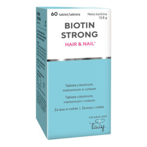 Vitabalans Lady Biotin Strong tablete za lase in nohte, 60 tablet