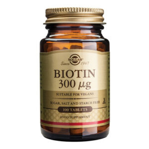 Solgar Biotin 300 mcg tablete, 100 tablet