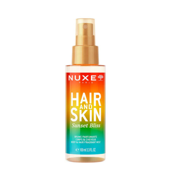 Nuxe Hair & Skin Sunset Bliss meglica za telo in lase pršilo, 100 ml