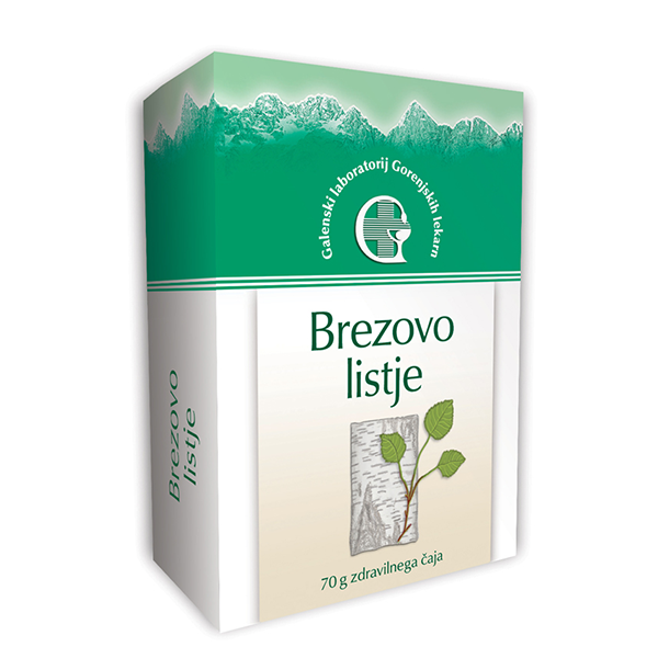 Brezovo listje zdravilni čaj, 70 g Brezovo listje zdravilni čaj, 70 g