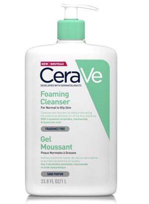 CeraVe Peneči čistilni gel za normalno do mastno kožo, 1000 ml