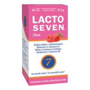 Vitabalans Lactoseven Chew žvečljive tablete, 50 tablet