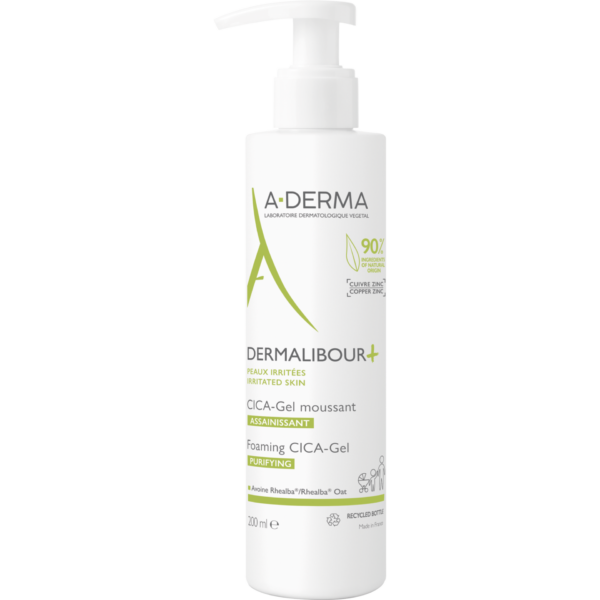 A-Derma Dermalibour+ peneči CICA-gel, 200 ml A-Derma Dermalibour+ peneči CICA-gel, 200 ml