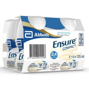 Ensure Compact okus vanilja, 4 plastenke po 125 ml