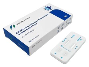 Safecare Covid-19 & Influenza A+B Antigen Combo Rapid test, 1 test