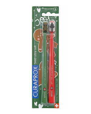Curaprox CS 5460 Ultra Soft Winter Edition zobna ščetka, 2 zobni ščetki
