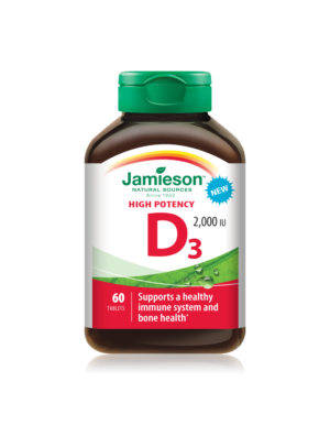 Jamieson Vitamin D 2000 I.E. tablete, 60 tablet
