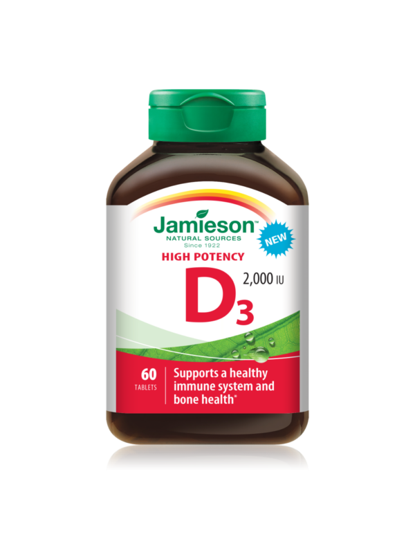 Jamieson Vitamin D 2000 I.E. tablete, 60 tablet Jamieson Vitamin D 2000 I.E. tablete, 60 tablet