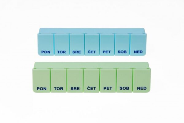 Prolat dozator za tablete tedenski (7 x 1) Seven, 1 kos Prolat dozator za tablete tedenski (7 x 1) Seven, 1 kos