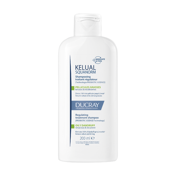 Ducray Kelual Squanorm regulirajoči tretma šampon - mastni prhljaj, 200 ml Ducray Kelual Squanorm regulirajoči tretma šampon - mastni prhljaj, 200 ml