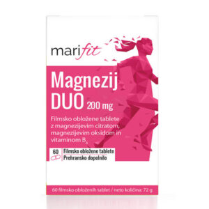 Marifit Magnezij DUO 200 mg filmsko obložene tablete, 60 tablet