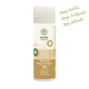 Ekolife natura CC zaščitna tonirana krema ZF50, 50 ml