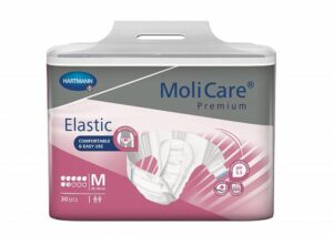 MoliCare Premium Elastic predloge 7 kapljic – velikost Medium, 30 hlačnih predlog