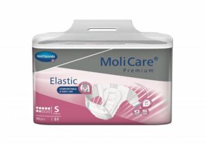 MoliCare Premium Elastic predloge 7 kapljic – velikost Small, 30 hlačnih predlog