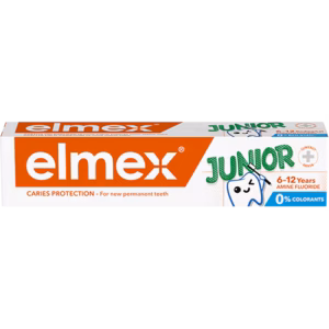 Elmex Junior otroška zobna krema (6-12 let), 75 ml