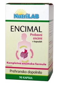 Nutrilab Encimal kapsule, 90 kapsul