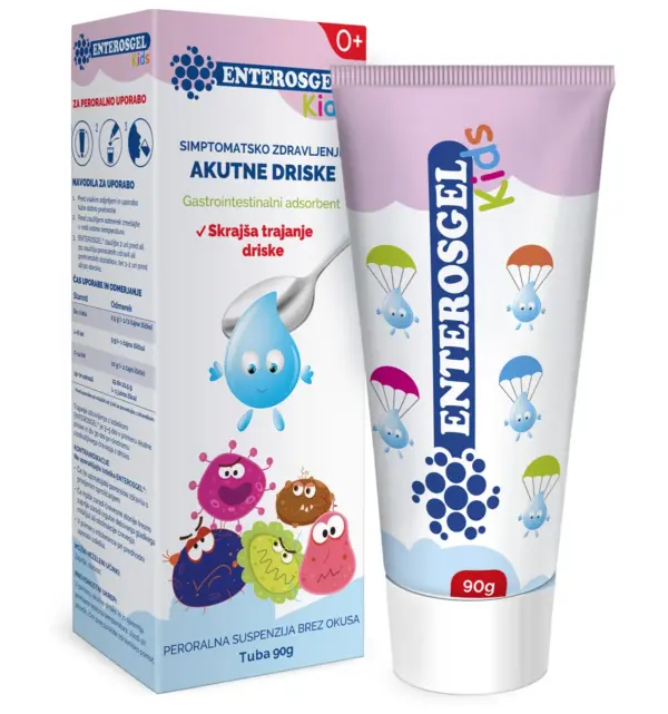 Enterosgel Kids peroralna suspenzija brez okusa, 90 g Enterosgel Kids peroralna suspenzija brez okusa, 90 g