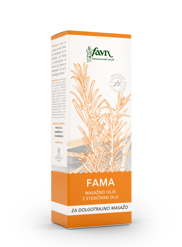 Favn Fama masažno olje, 250 ml Favn Fama masažno olje, 250 ml