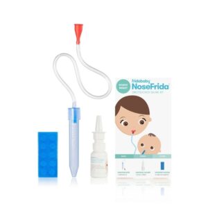 Frida Baby Fiziološki komplet: aspirator SnotSucker + fiziološka raztopina v pršilu (20 ml) + 10 higienskih filtrov