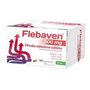 Flebaven 500 mg filmsko obložene tablete, 180 tablet