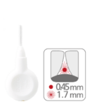 Paro Flexi grip medzobna ščetka (bela) – 1,7 mm, 4 medzobne ščetke Paro Flexi grip medzobna ščetka (bela) – 1,7 mm, 4 medzobne ščetke