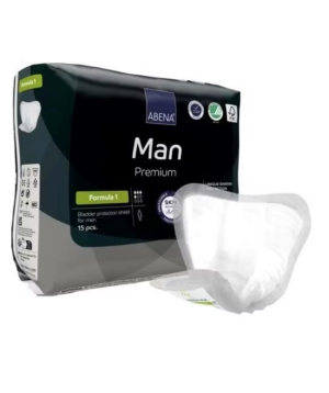 Abena Man Premium Formula 1 predloge za moške za inkontinenco, 15 predlog