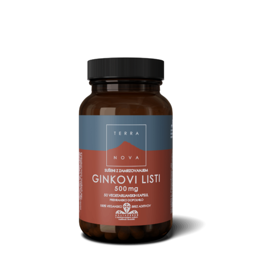 Terranova Ginkovi listi 500 mg, 50 kapsul Terranova Ginkovi listi 500 mg, 50 kapsul